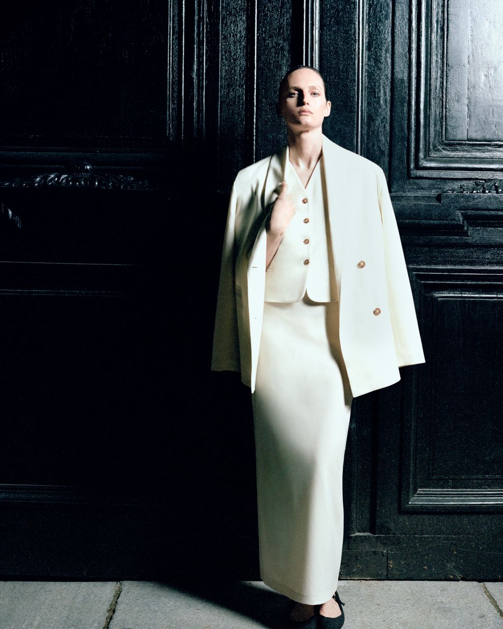 Fashion Week Paris Fall/Winter 2024 look 10 from the Loulou de Saison collection womenswear