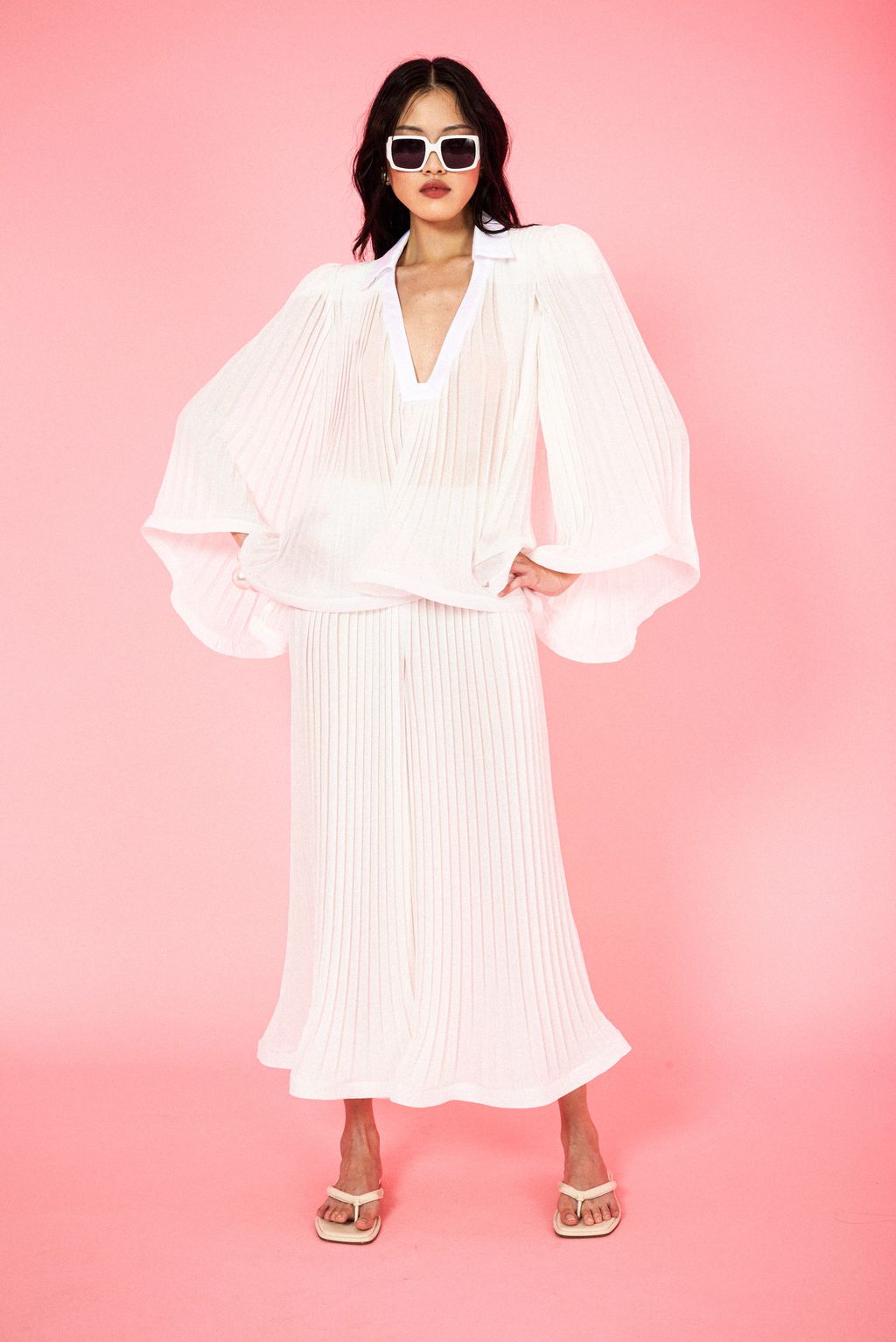 Fashion Week Paris Spring/Summer 2025 look 53 from the ROWEN ROSE collection 女装