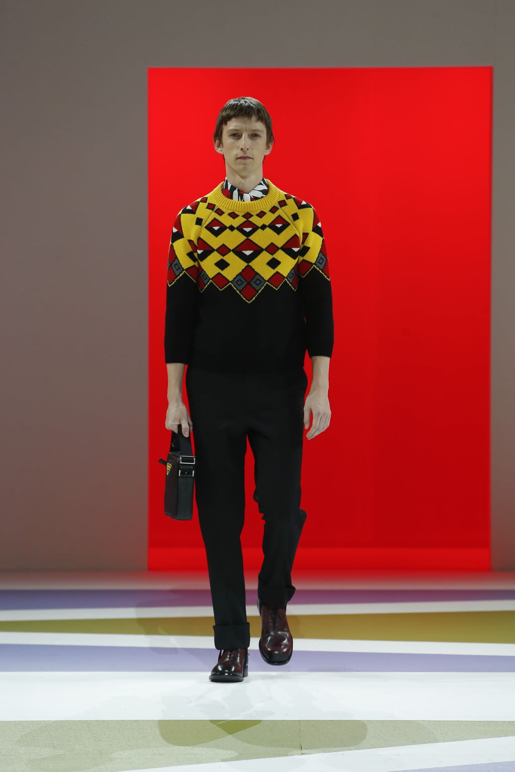 Fashion Week Milan Fall/Winter 2020 look 44 from the Prada collection menswear