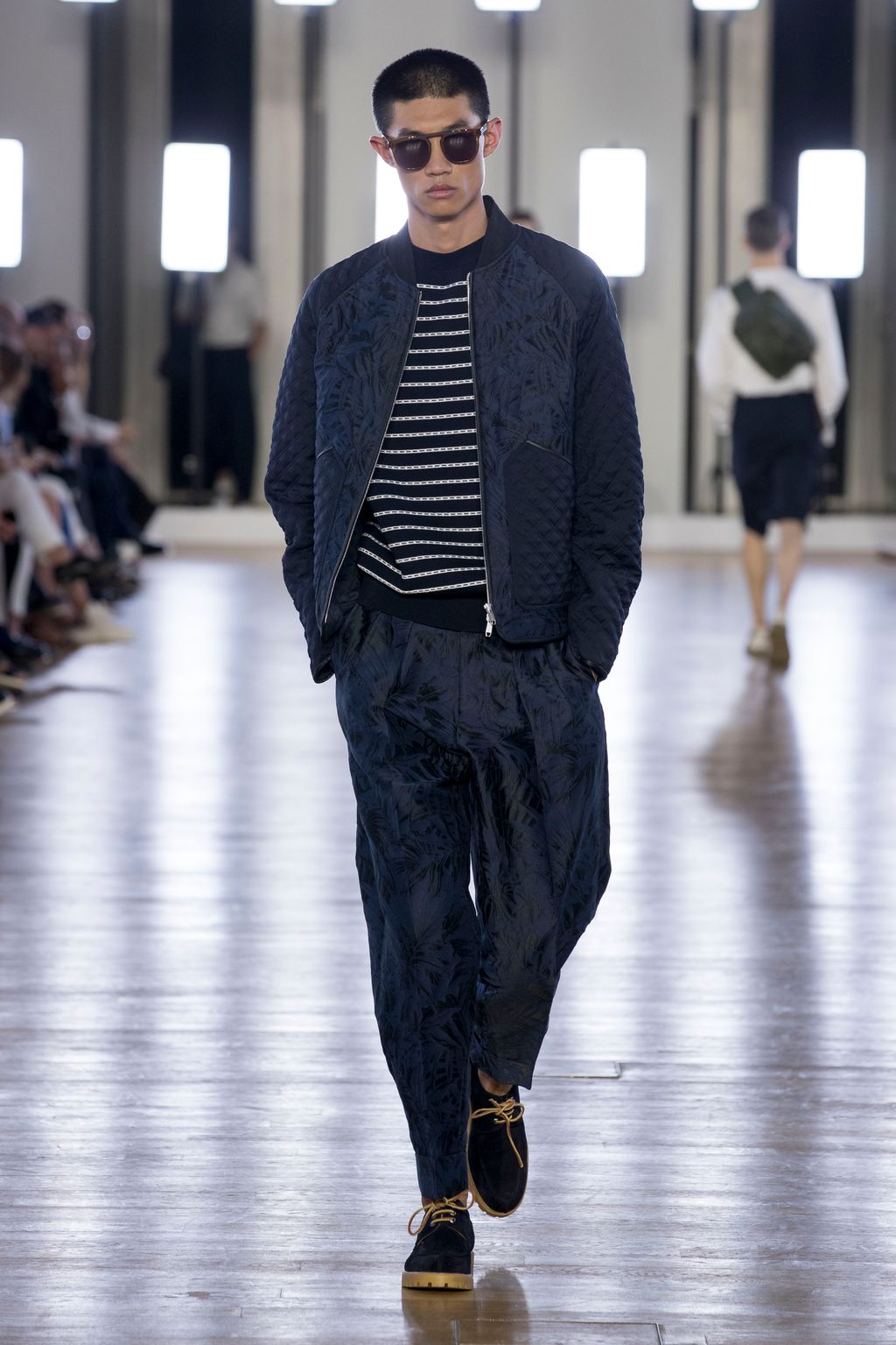 Fashion Week Paris Spring/Summer 2018 look 45 from the Cerruti 1881 collection menswear