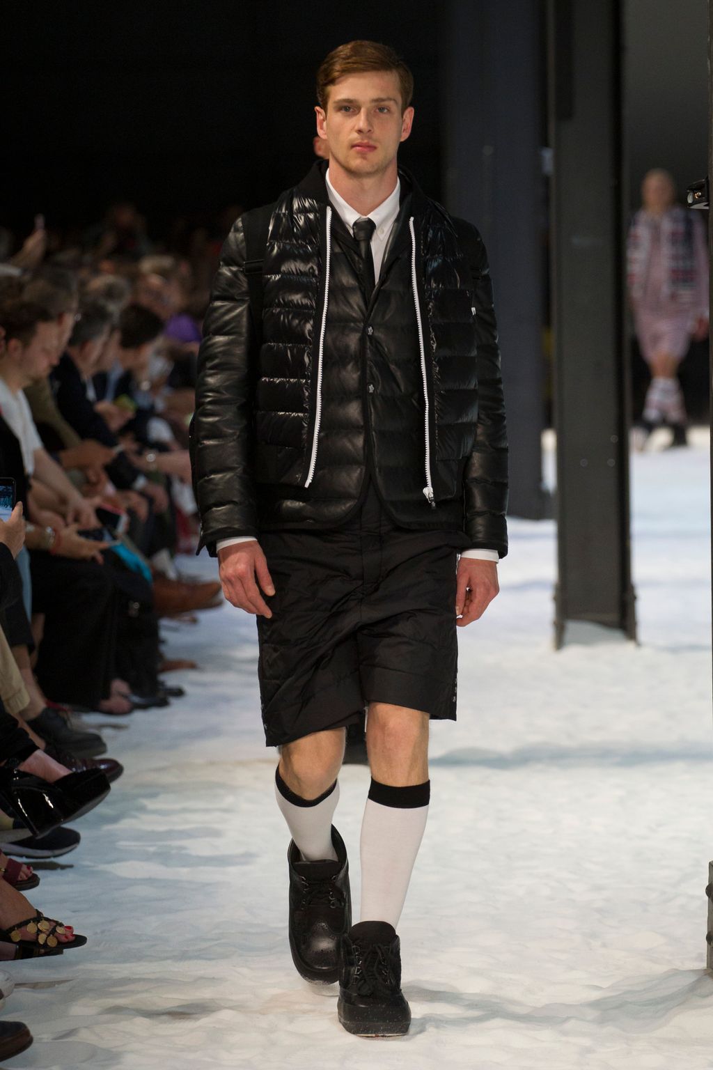 Fashion Week Milan Spring/Summer 2018 look 45 from the Moncler Gamme Bleu collection menswear