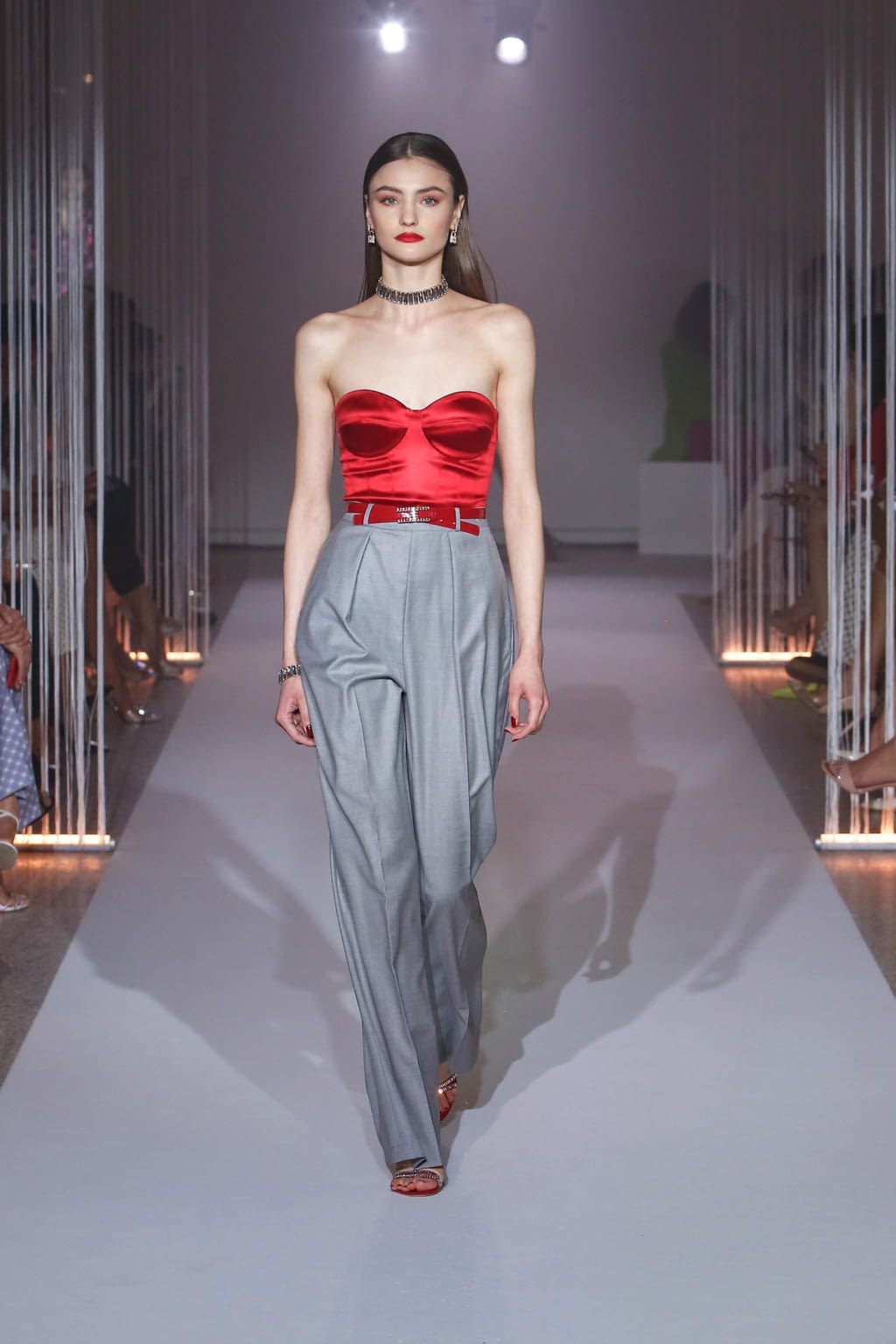 Fashion Week Milan Fall/Winter 2022 look 45 from the Elisabetta Franchi collection womenswear
