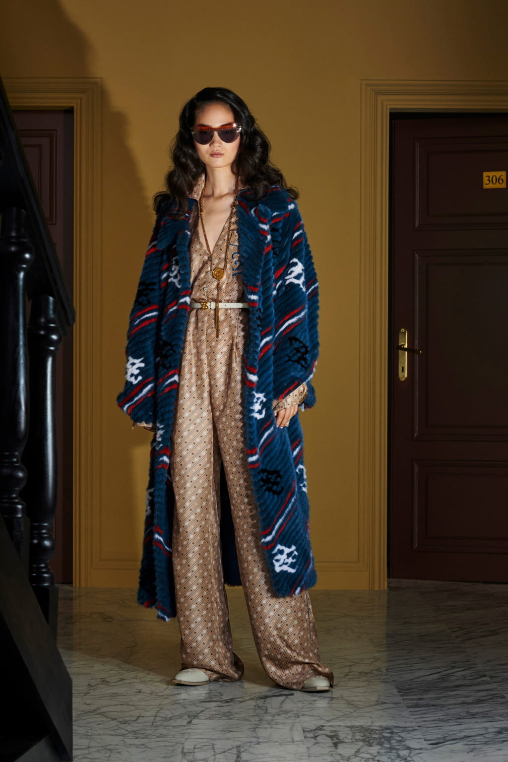 Fashion Week Milan Resort 2020 look 45 from the Fendi collection 女装