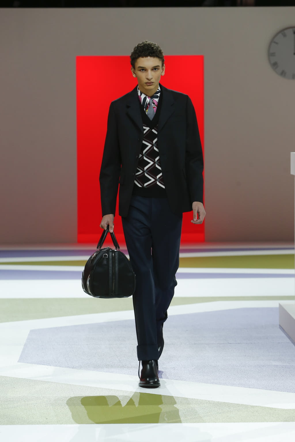 Fashion Week Milan Fall/Winter 2020 look 45 from the Prada collection menswear