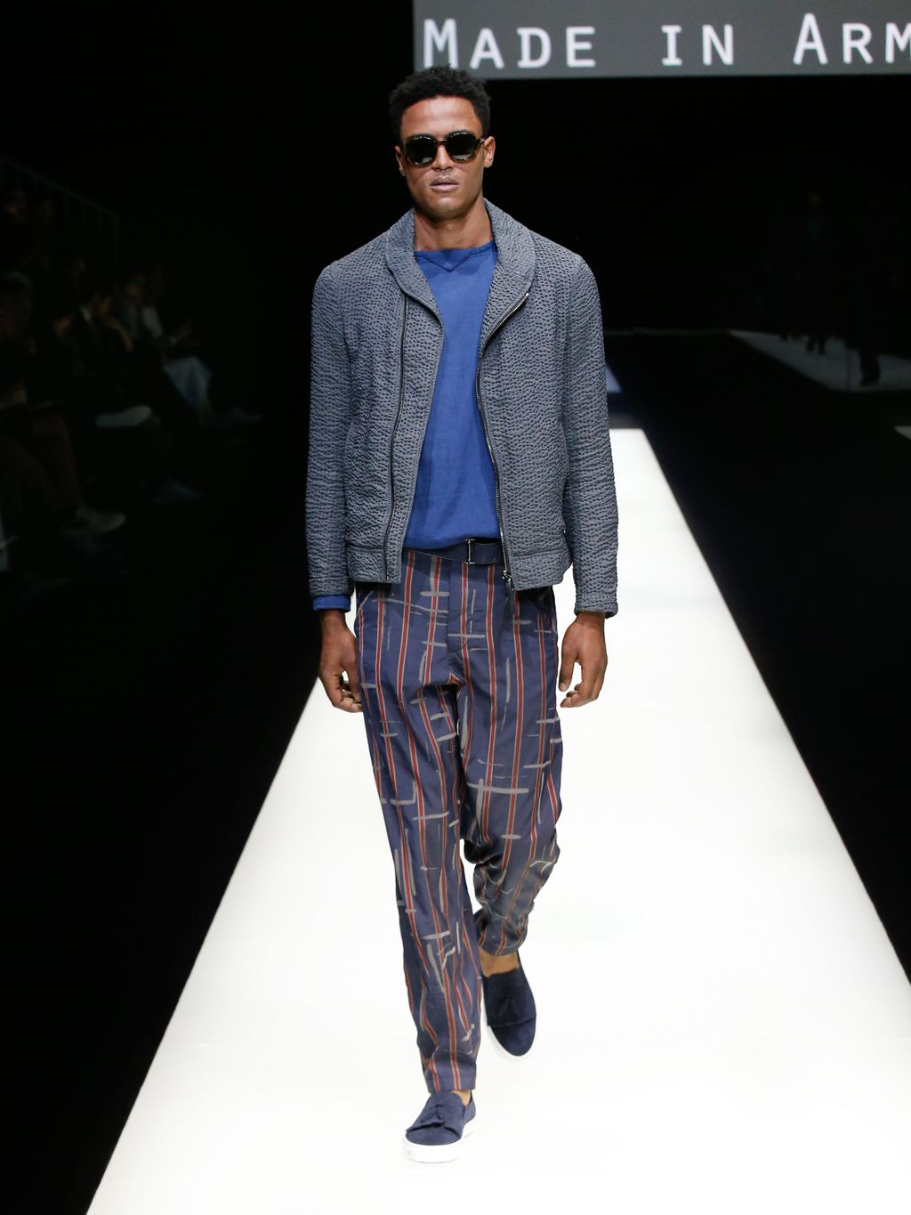 Fashion Week Milan Spring/Summer 2018 look 44 from the Giorgio Armani collection menswear