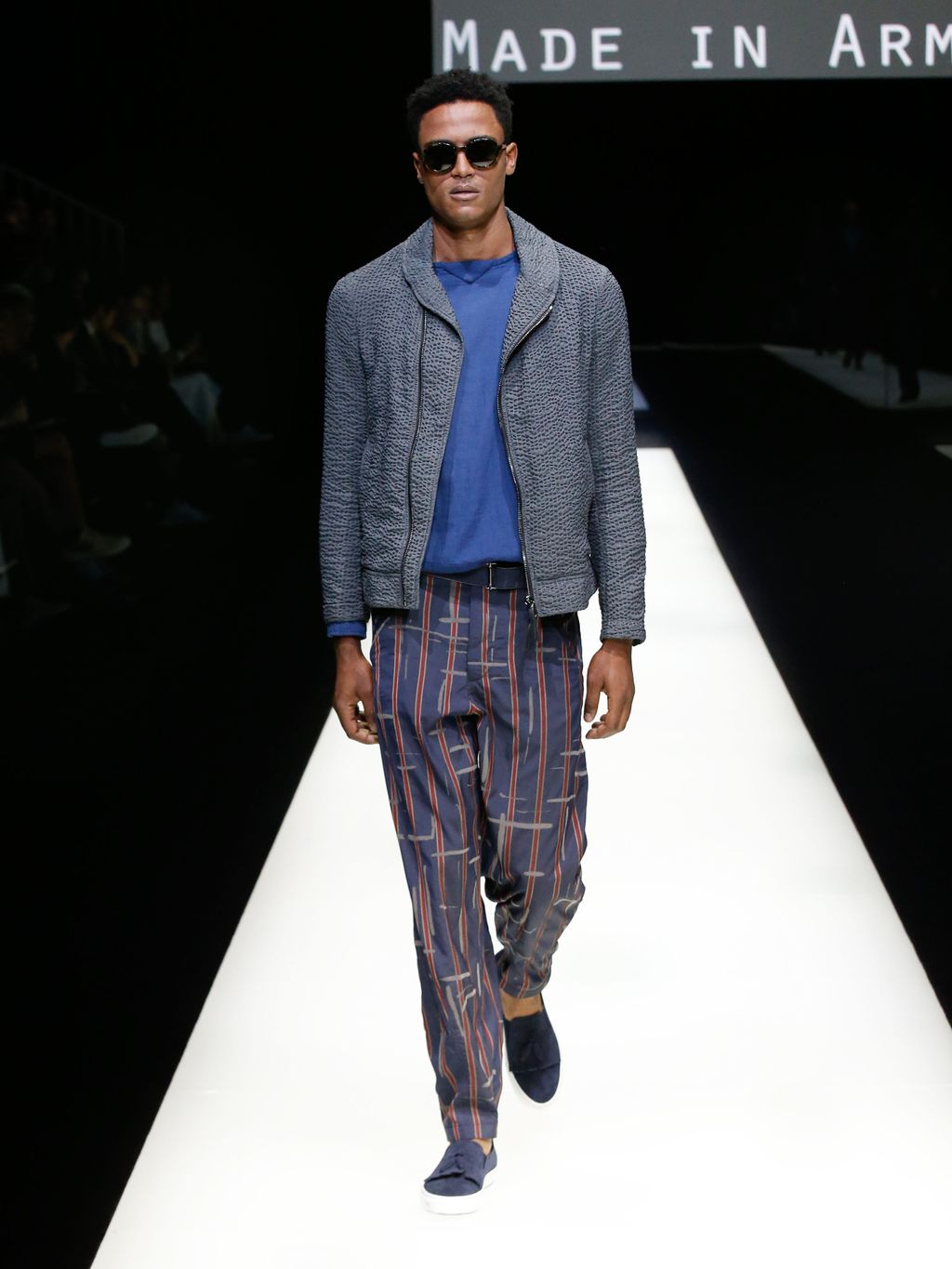 Fashion Week Milan Spring/Summer 2018 look 44 from the Giorgio Armani collection menswear