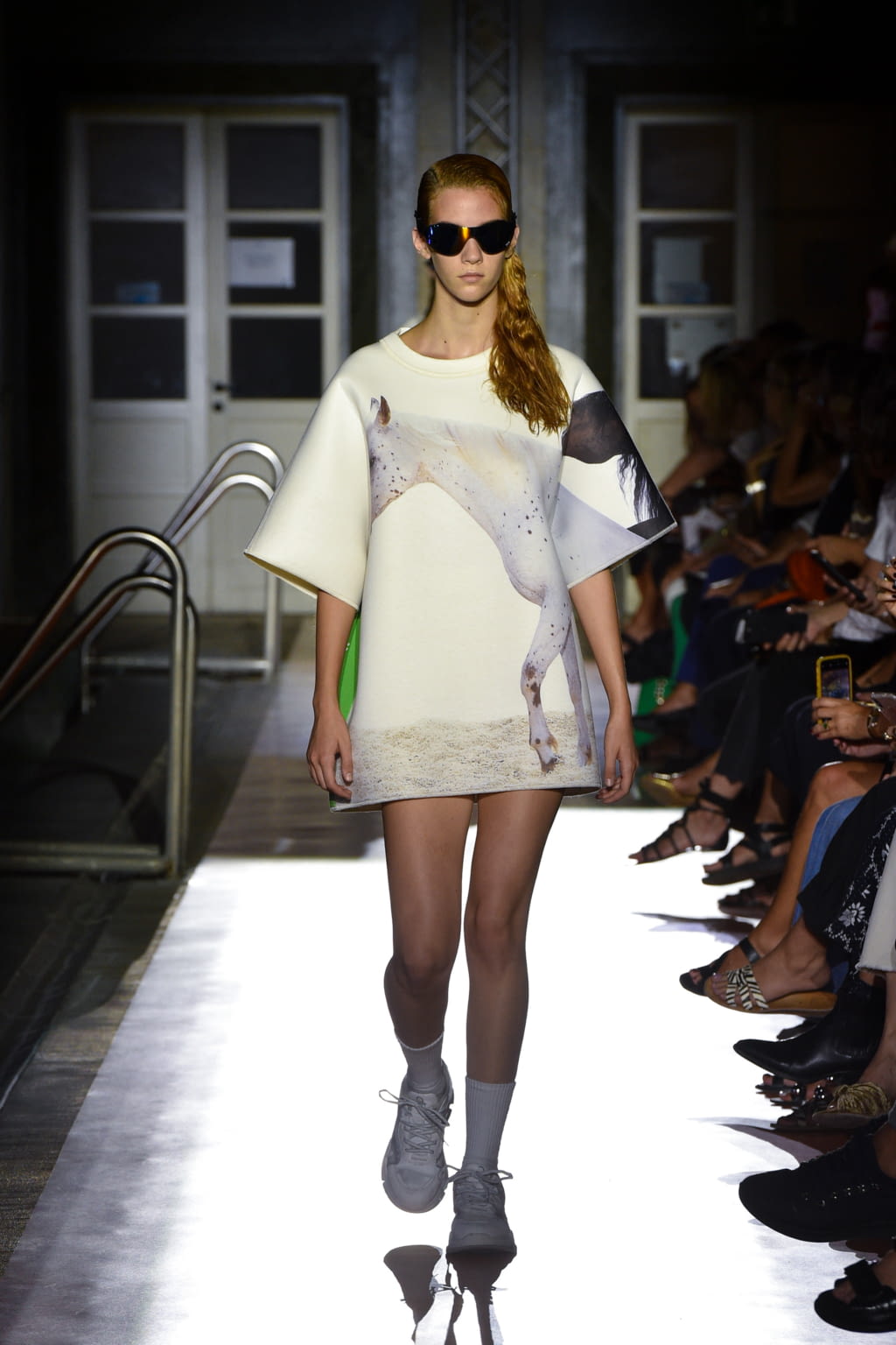 Fashion Week Milan Spring/Summer 2020 look 47 from the BENETTON x JEAN-CHARLES DE CASTELBAJAC collection womenswear