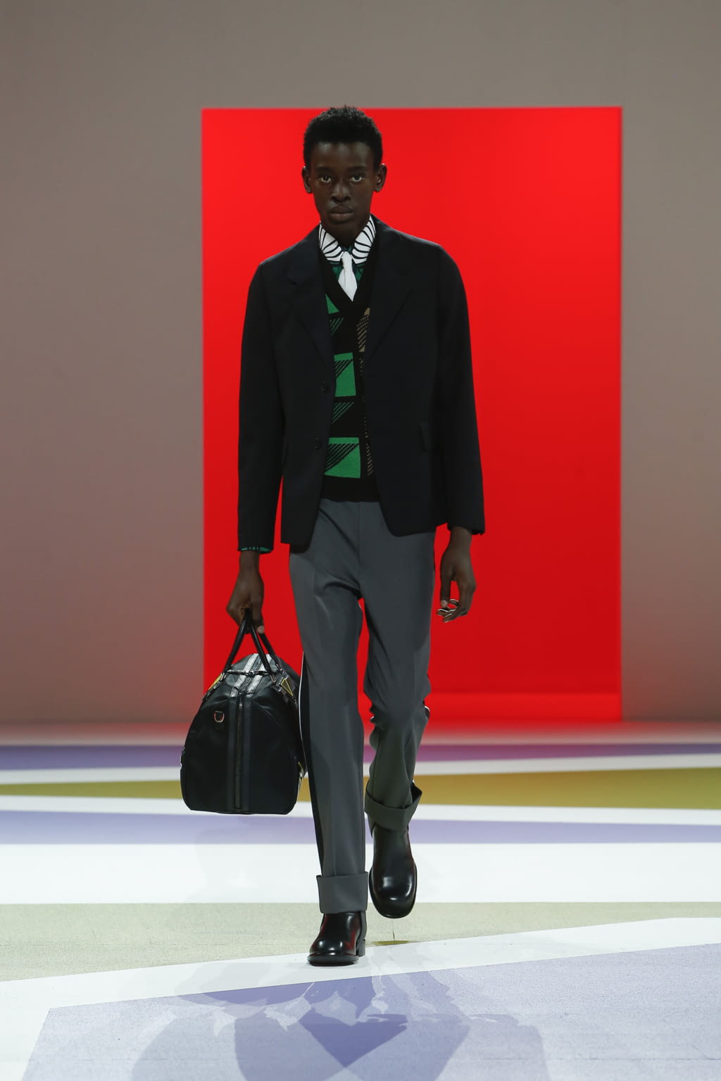 Fashion Week Milan Fall/Winter 2020 look 46 from the Prada collection 男装