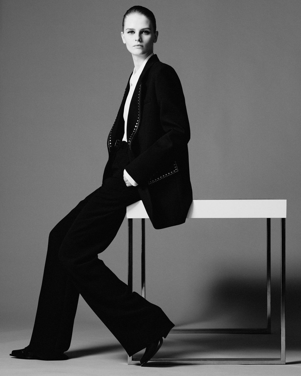 Fashion Week Paris Fall/Winter 2025 look 47 from the Barbara Bui collection womenswear