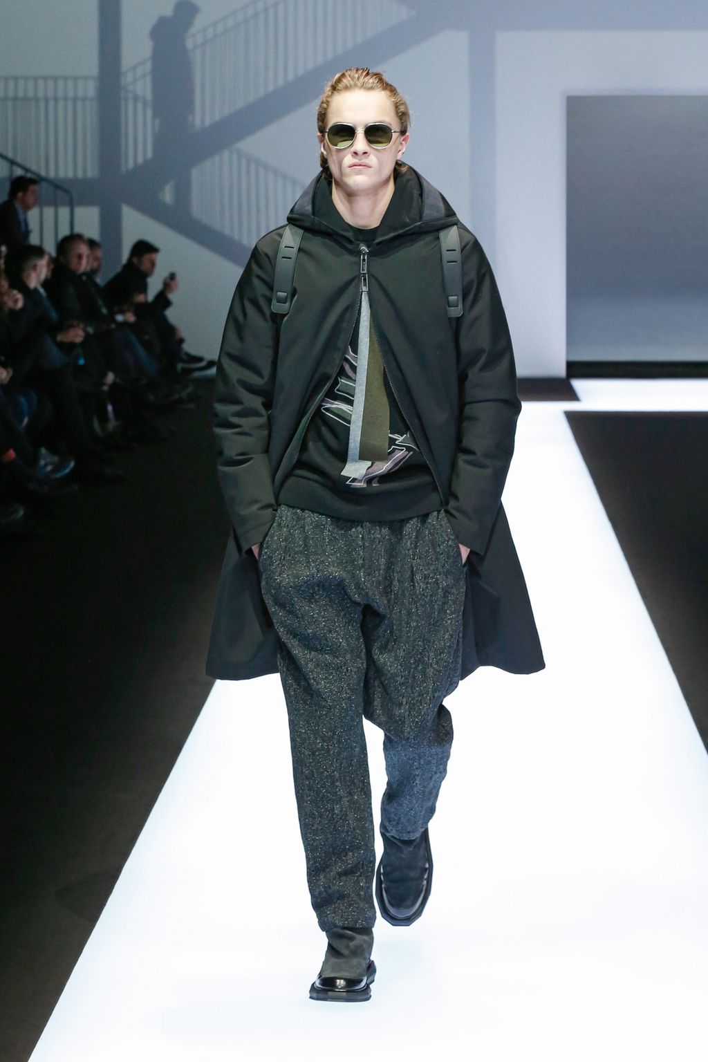 Fashion Week Milan Fall/Winter 2017 look 47 from the Emporio Armani collection menswear