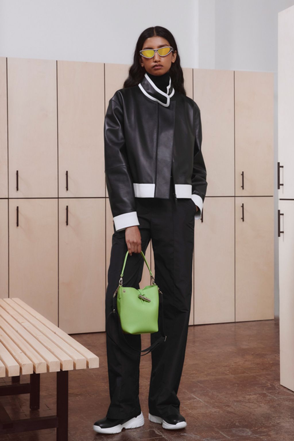 Fashion Week Paris Fall/Winter 2024 look 47 from the Longchamp collection 女装