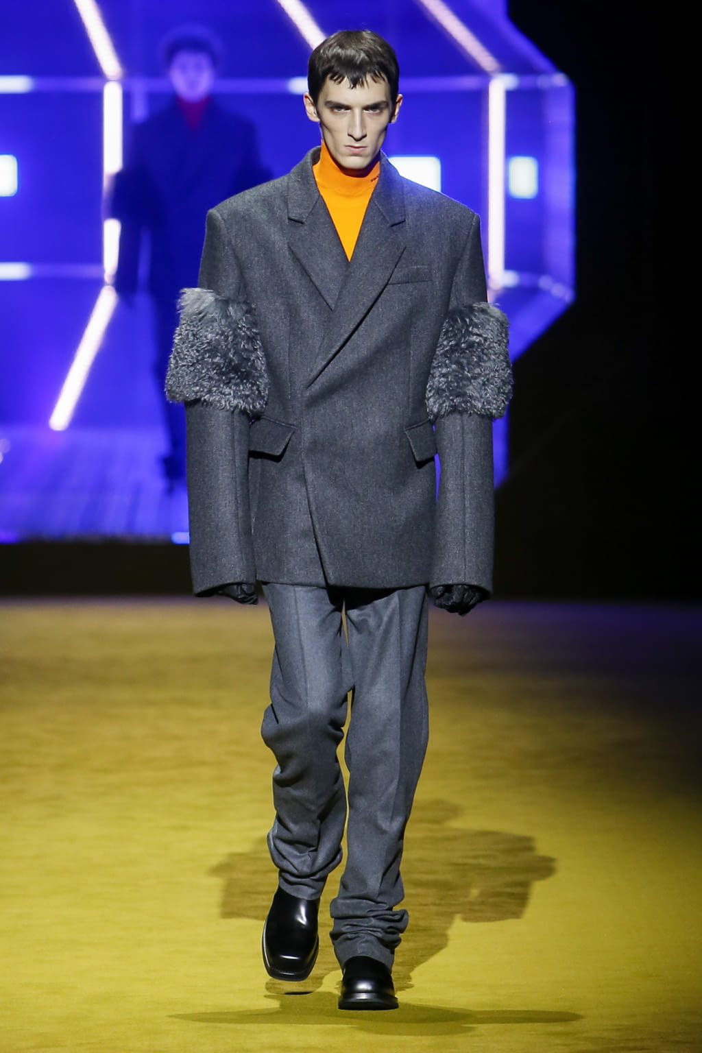 Fashion Week Milan Fall/Winter 2022 look 47 from the Prada collection 男装
