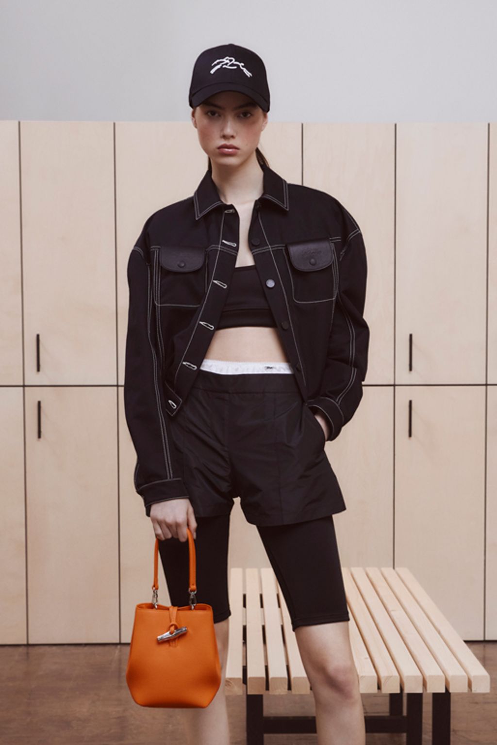 Fashion Week Paris Fall/Winter 2024 look 48 from the Longchamp collection 女装