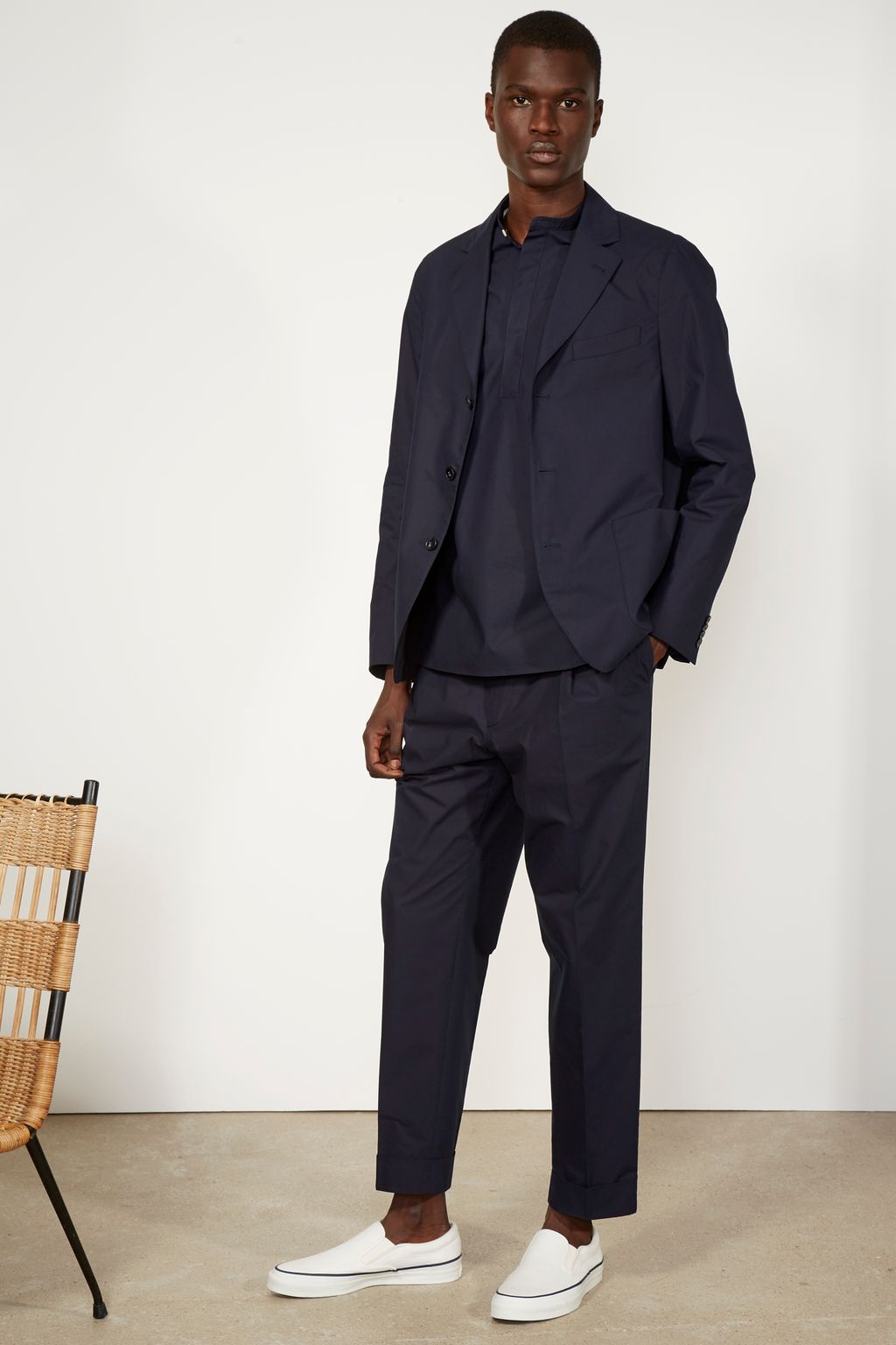 Fashion Week Paris Spring/Summer 2021 look 47 from the Officine Générale collection menswear