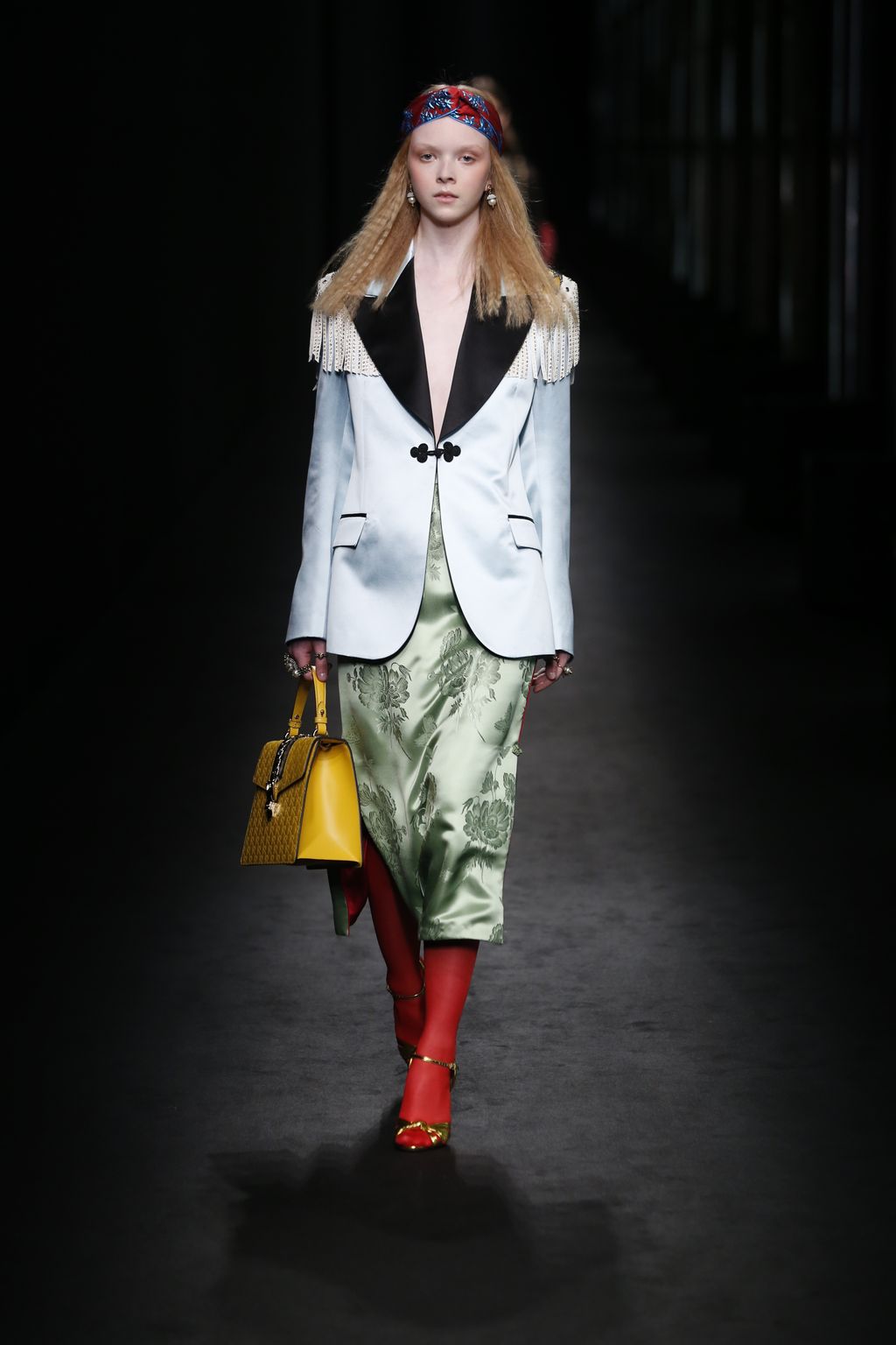 Fashion Week Milan Fall/Winter 2016 look 48 from the Gucci collection 女装