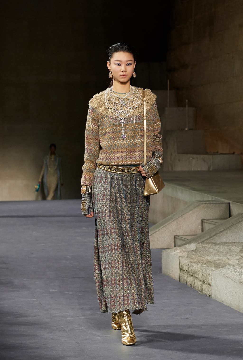 Fashion Week New York Pre-Fall 2019 look 48 from the Chanel collection 女装