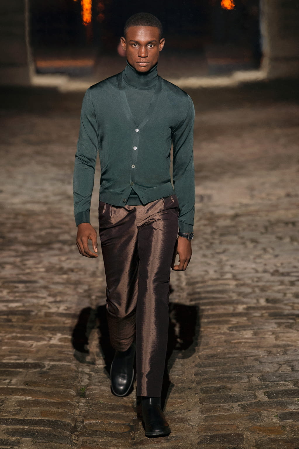 Fashion Week Paris Fall/Winter 2018 look 48 from the Hermès collection menswear
