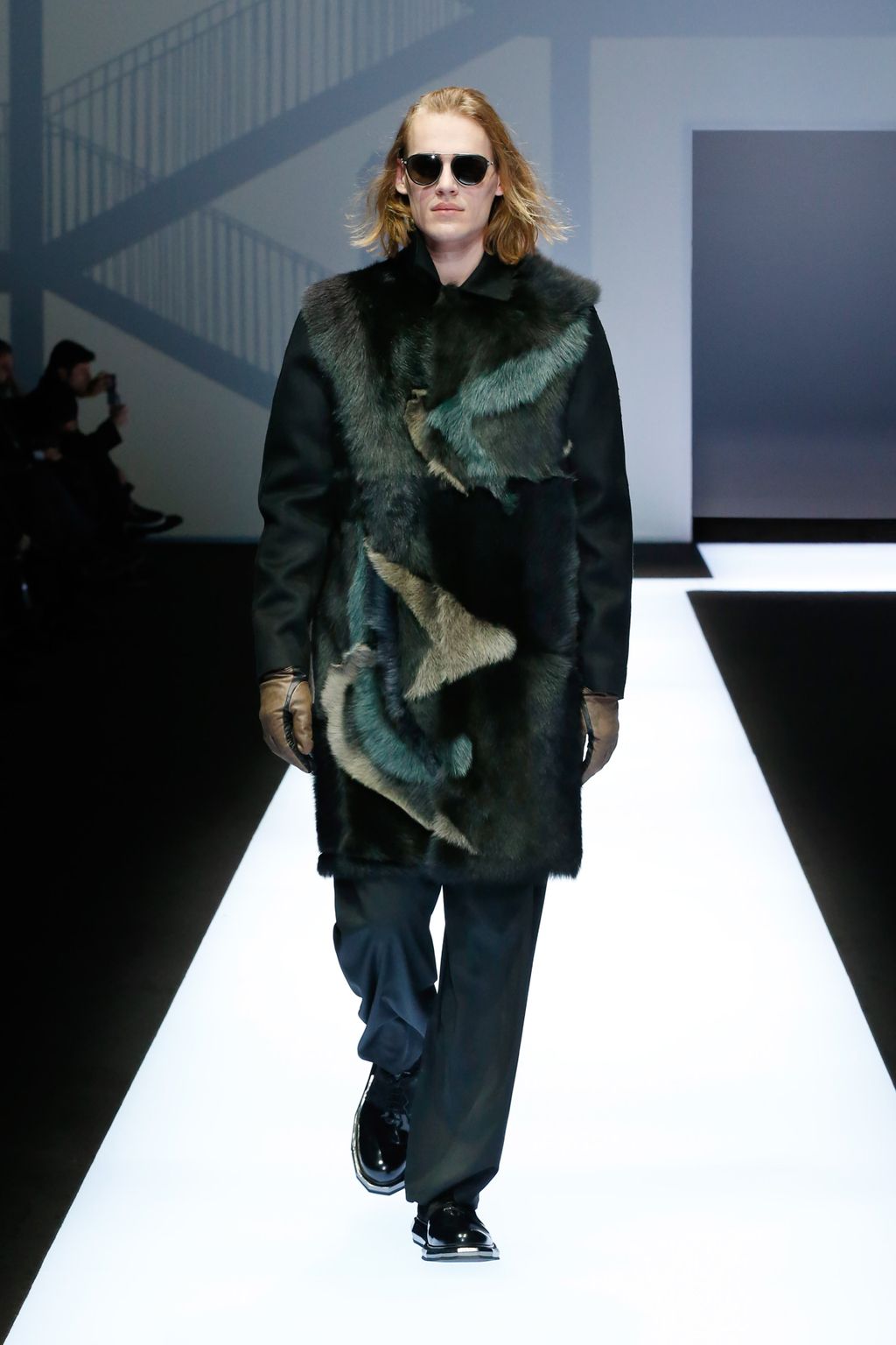 Fashion Week Milan Fall/Winter 2017 look 49 from the Emporio Armani collection menswear