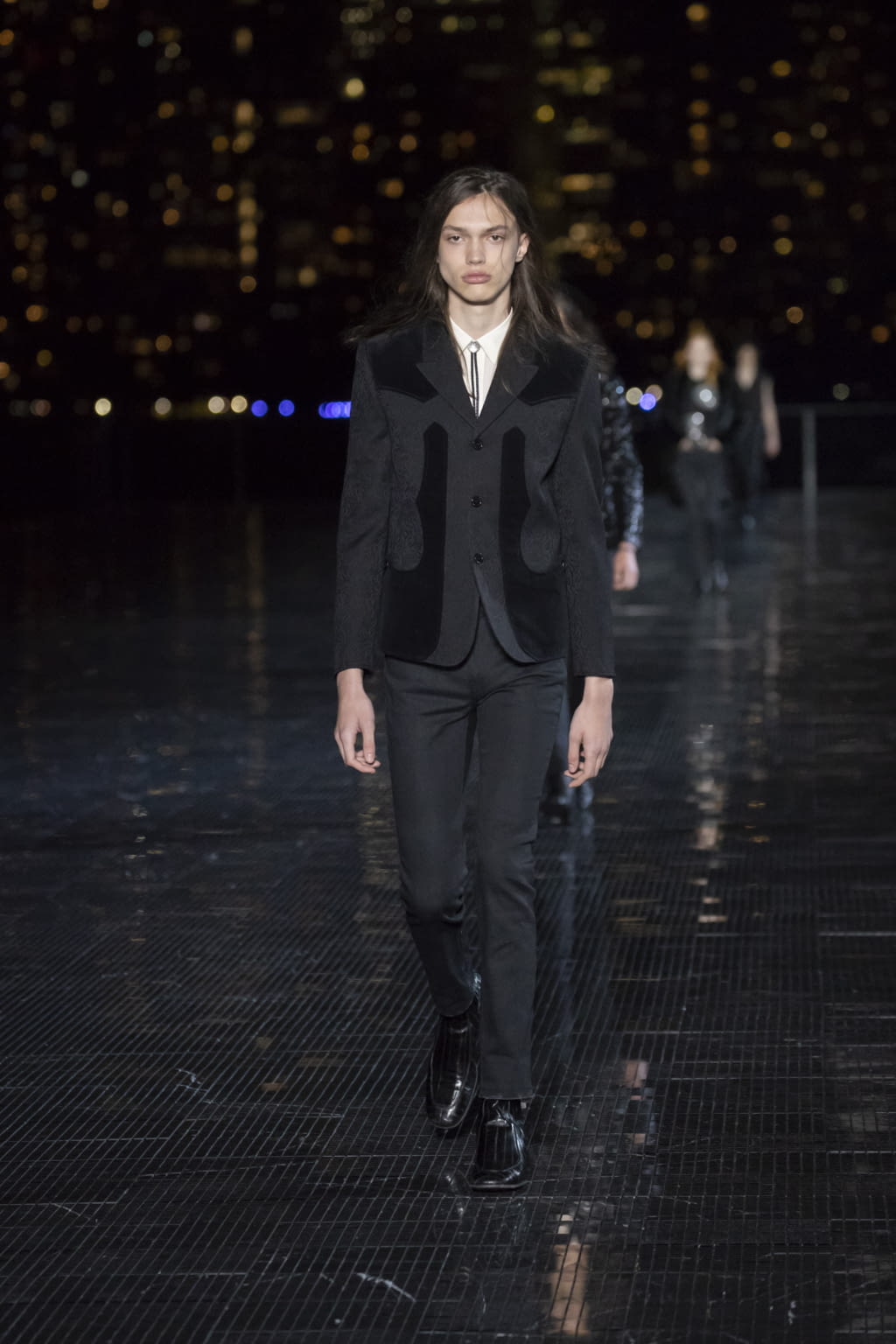 Fashion Week New York Spring/Summer 2019 look 49 from the Saint Laurent collection menswear