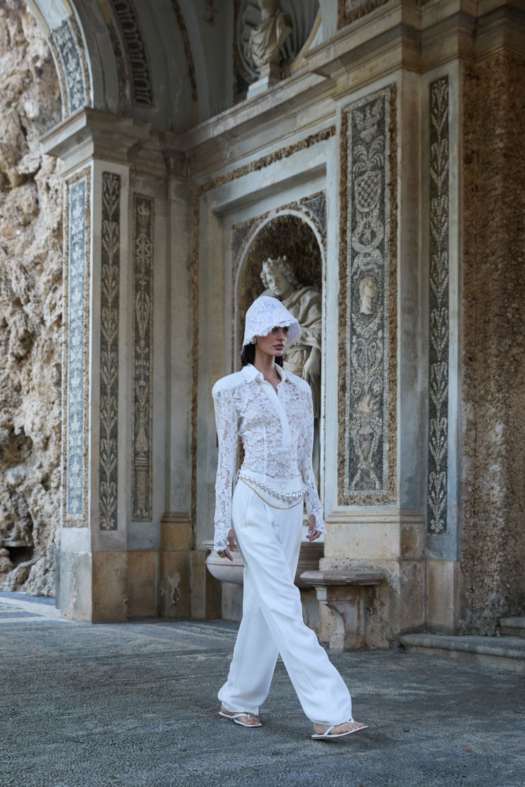 Fashion Week Paris Spring/Summer 2026 look 14 from the ROWEN ROSE collection menswear