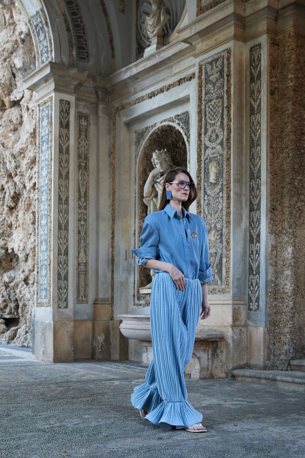 Fashion Week Paris Spring/Summer 2026 look 26 from the ROWEN ROSE collection menswear