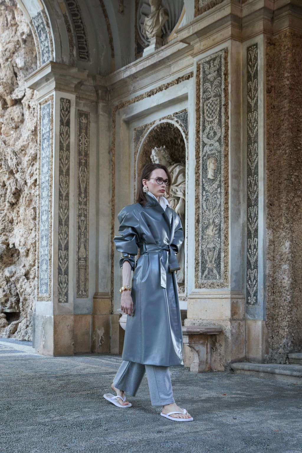 Fashion Week Paris Spring/Summer 2026 look 30 from the ROWEN ROSE collection menswear