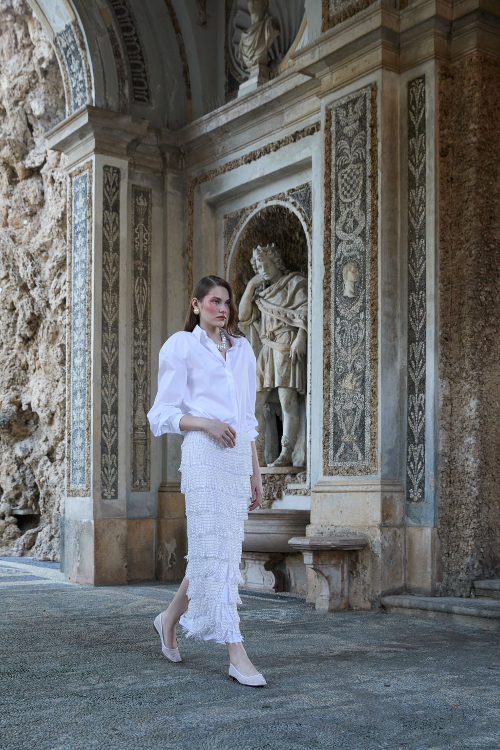 Fashion Week Paris Spring/Summer 2026 look 60 from the ROWEN ROSE collection menswear