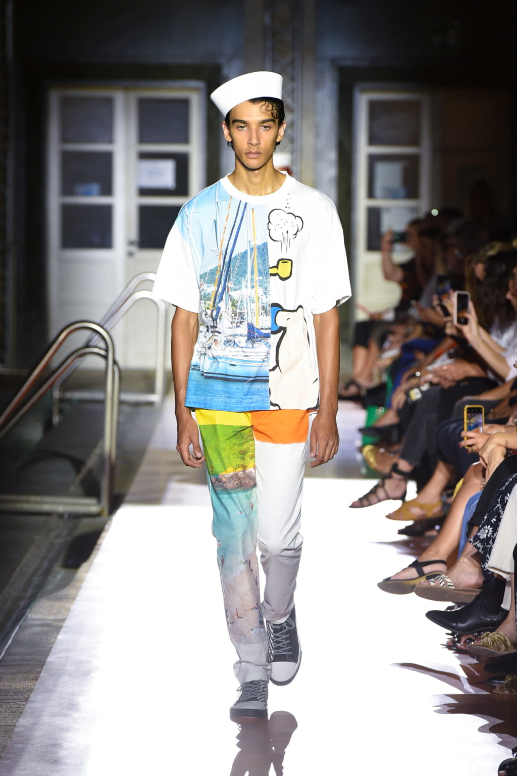 Fashion Week Milan Spring/Summer 2020 look 5 from the BENETTON x JEAN-CHARLES DE CASTELBAJAC collection 女装