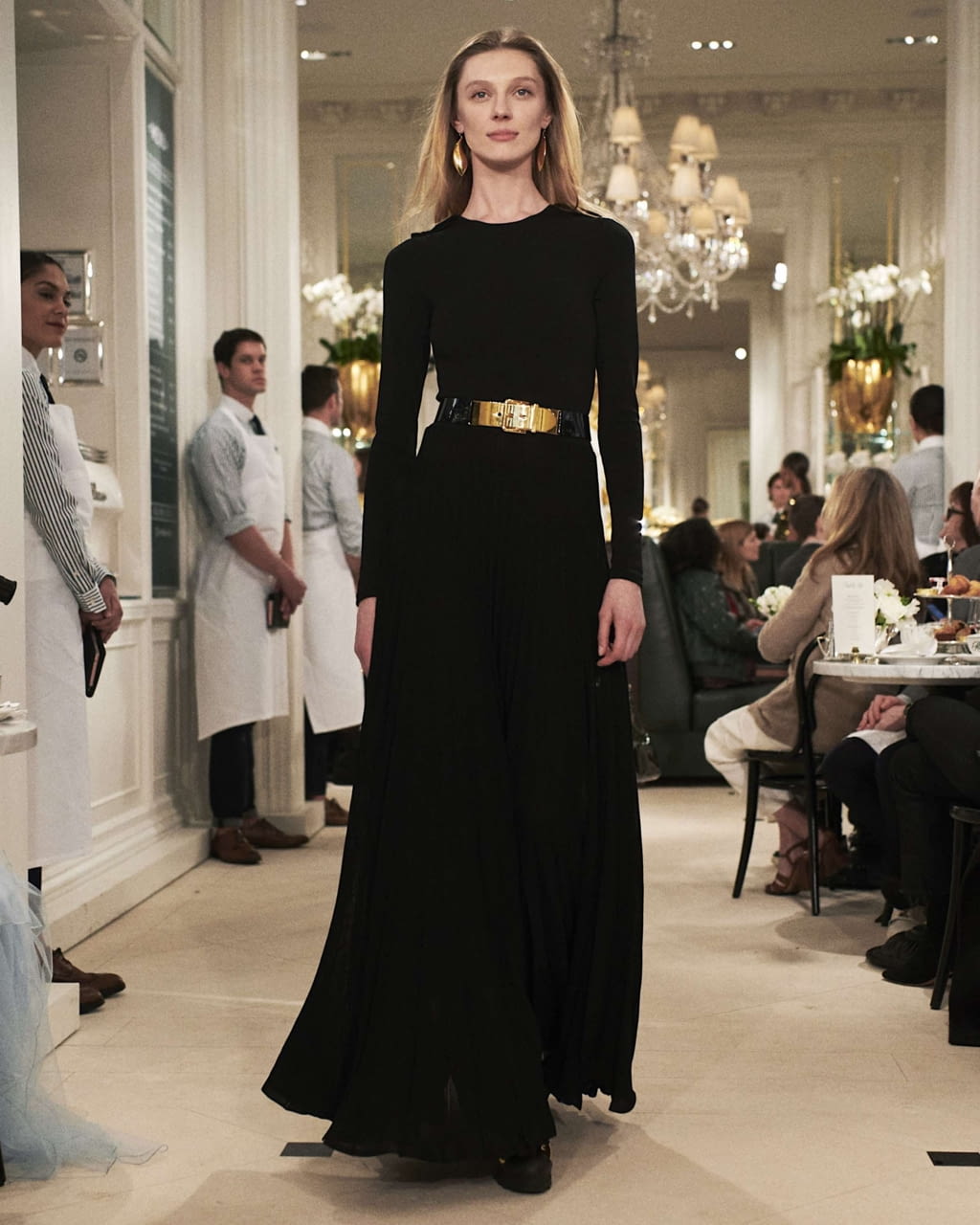 Fashion Week New York Spring/Summer 2019 look 5 from the Ralph Lauren collection womenswear