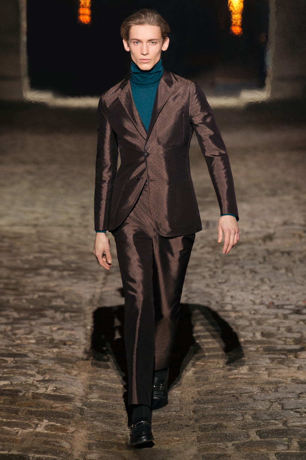 Fashion Week Paris Fall/Winter 2018 look 50 from the Hermès collection menswear