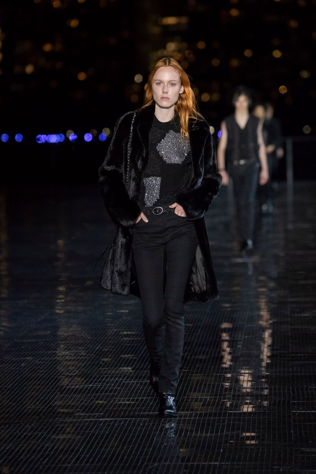 Fashion Week New York Spring/Summer 2019 look 51 de la collection Saint Laurent menswear