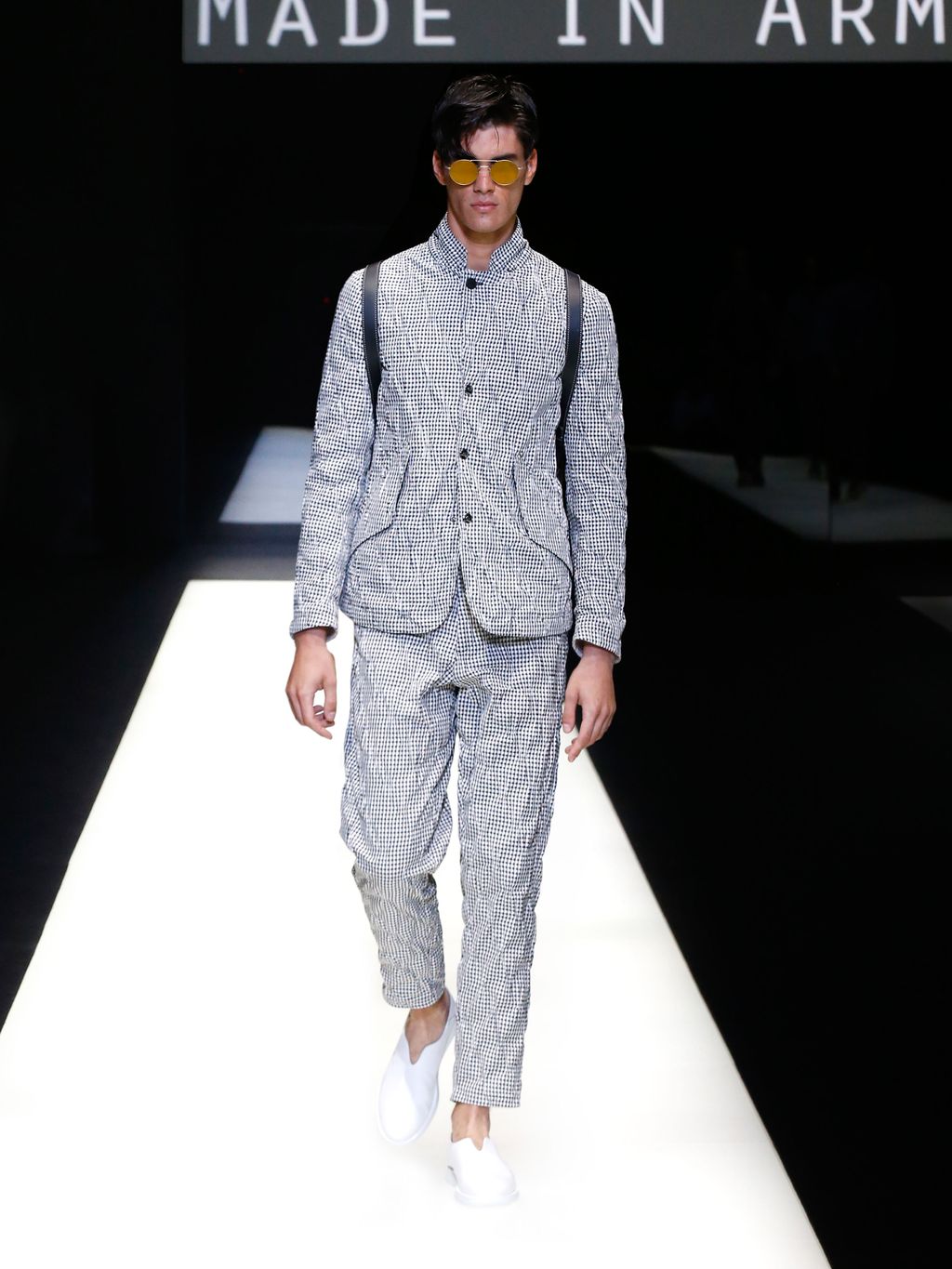 Fashion Week Milan Spring/Summer 2018 look 49 from the Giorgio Armani collection menswear