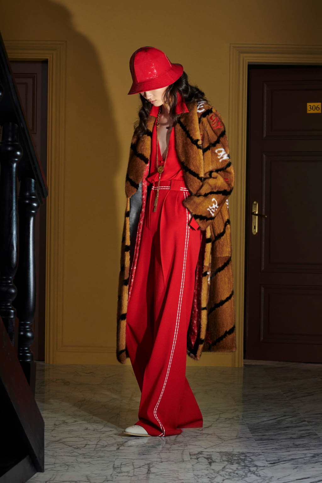 Fashion Week Milan Resort 2020 look 51 from the Fendi collection 女装