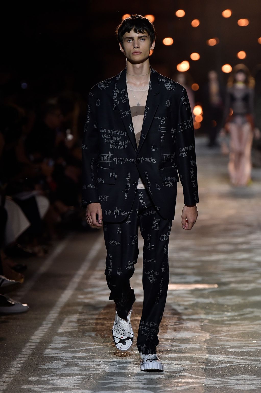 Fashion Week Florence Spring/Summer 2018 look 52 from the HUGO collection menswear