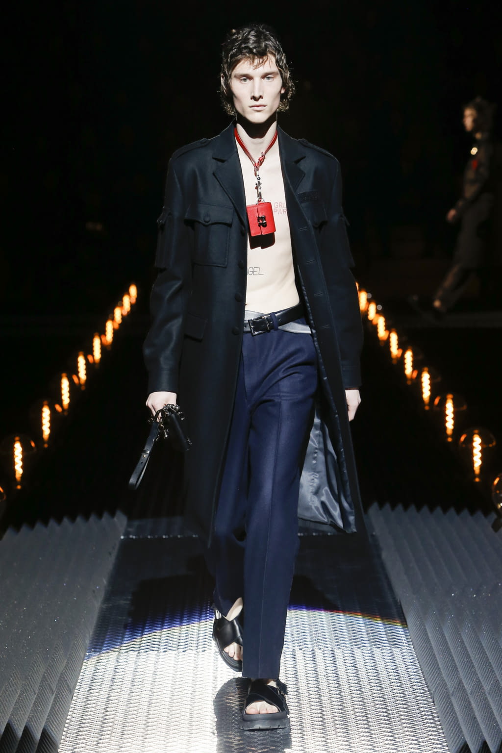 Fashion Week Milan Fall/Winter 2019 look 52 from the Prada collection 男装