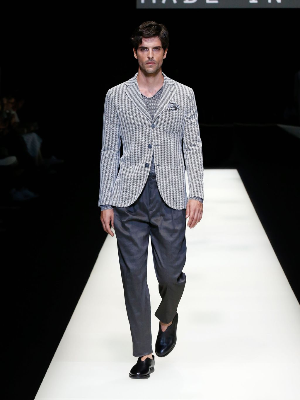 Fashion Week Milan Spring/Summer 2018 look 51 from the Giorgio Armani collection menswear