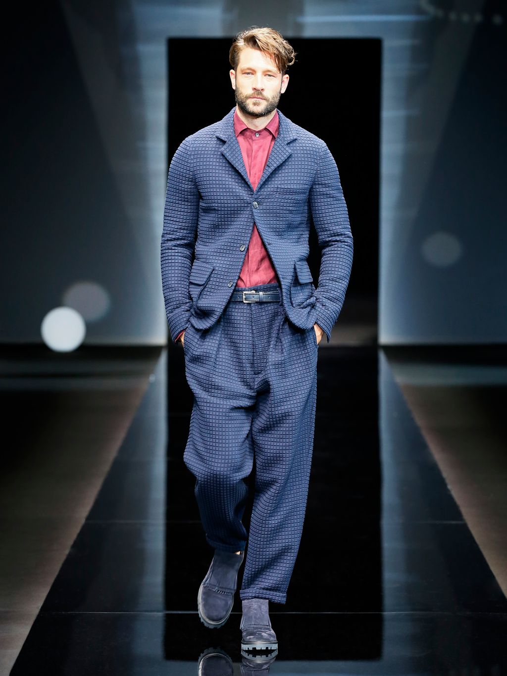 Fashion Week Milan Spring/Summer 2017 look 53 from the Giorgio Armani collection 男装