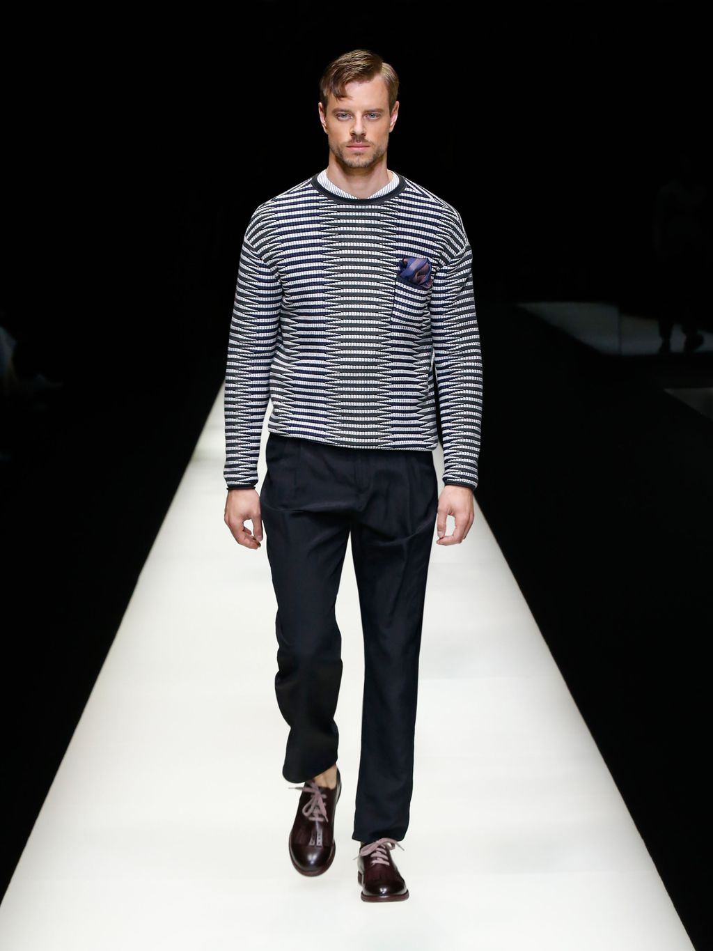 Fashion Week Milan Spring/Summer 2018 look 53 from the Giorgio Armani collection menswear