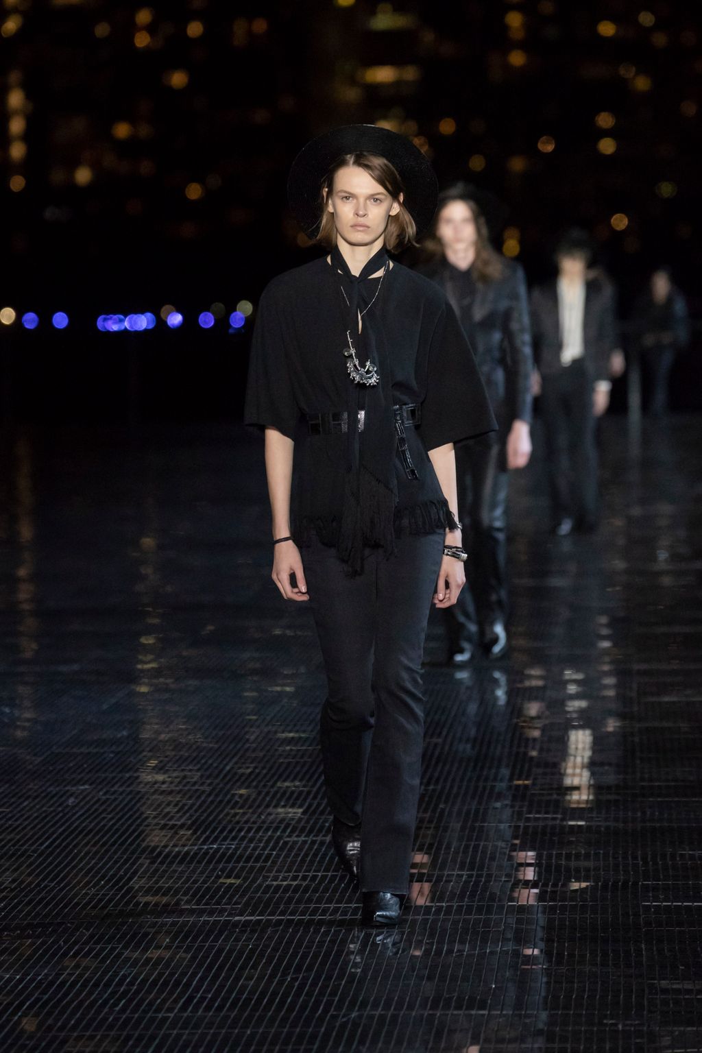 Fashion Week New York Spring/Summer 2019 look 57 from the Saint Laurent collection menswear