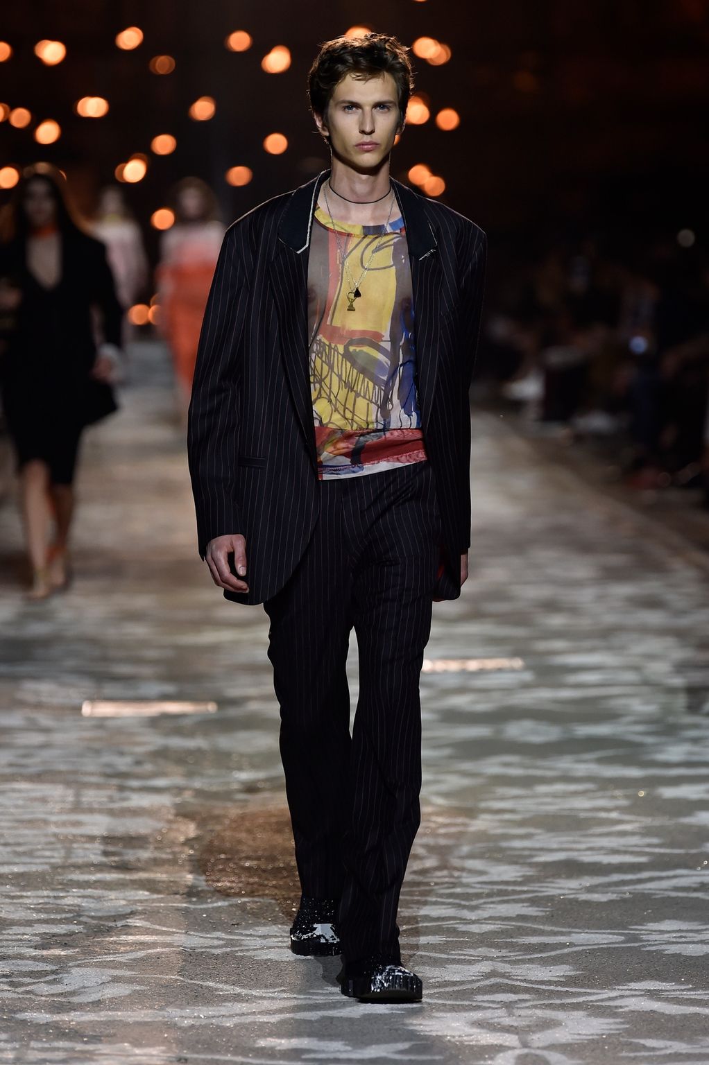 Fashion Week Florence Spring/Summer 2018 look 55 from the HUGO collection 男装