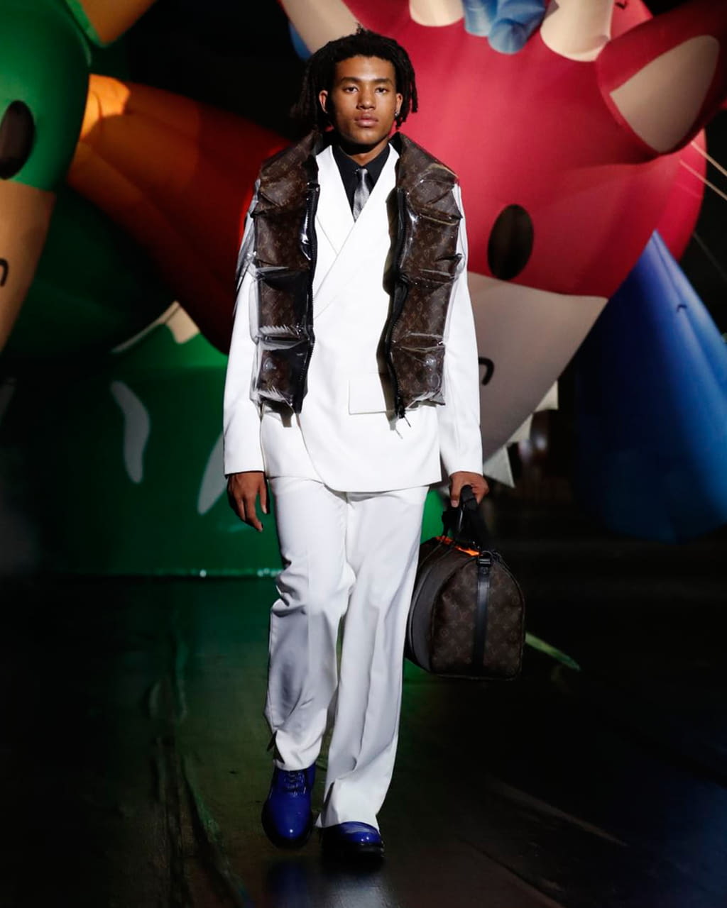 Fashion Week Paris Spring/Summer 2021 look 117 from the Louis Vuitton collection 男装
