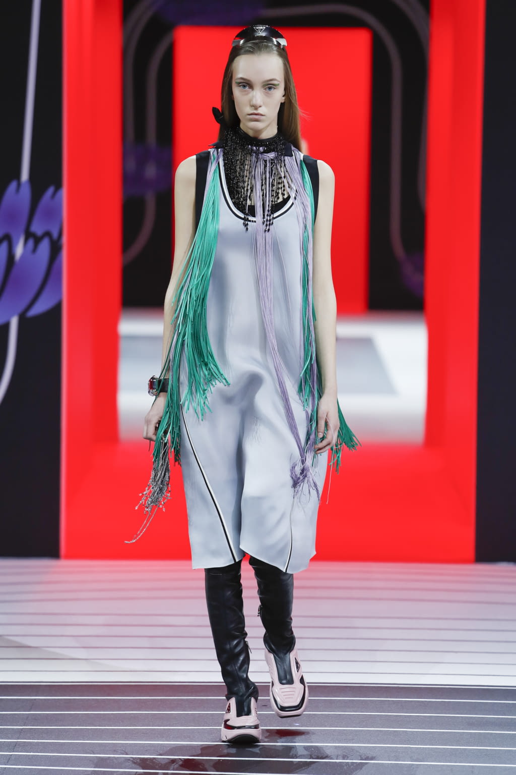 Fashion Week Milan Fall/Winter 2020 look 56 from the Prada collection womenswear
