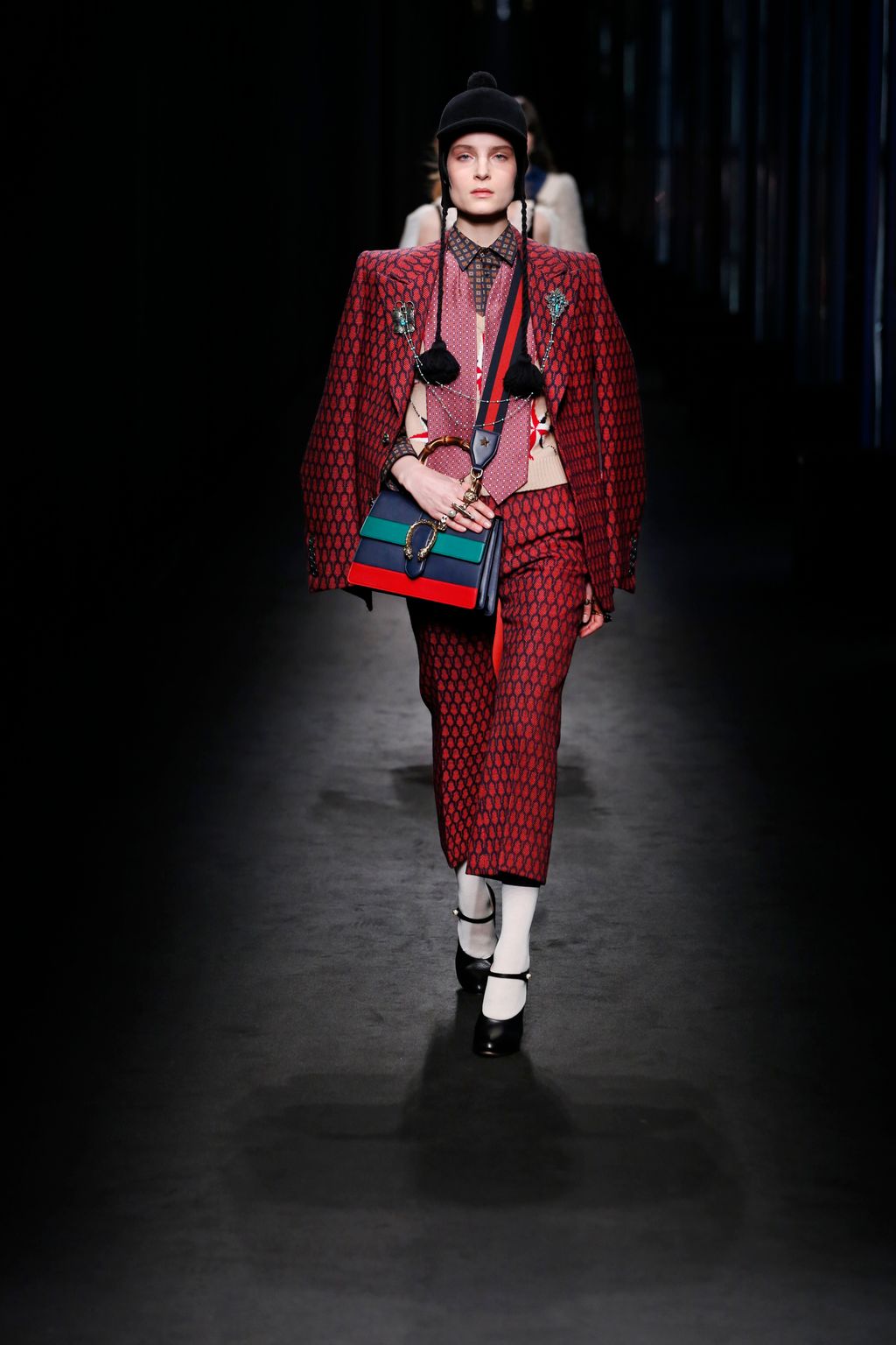 Fashion Week Milan Fall/Winter 2016 look 57 from the Gucci collection womenswear