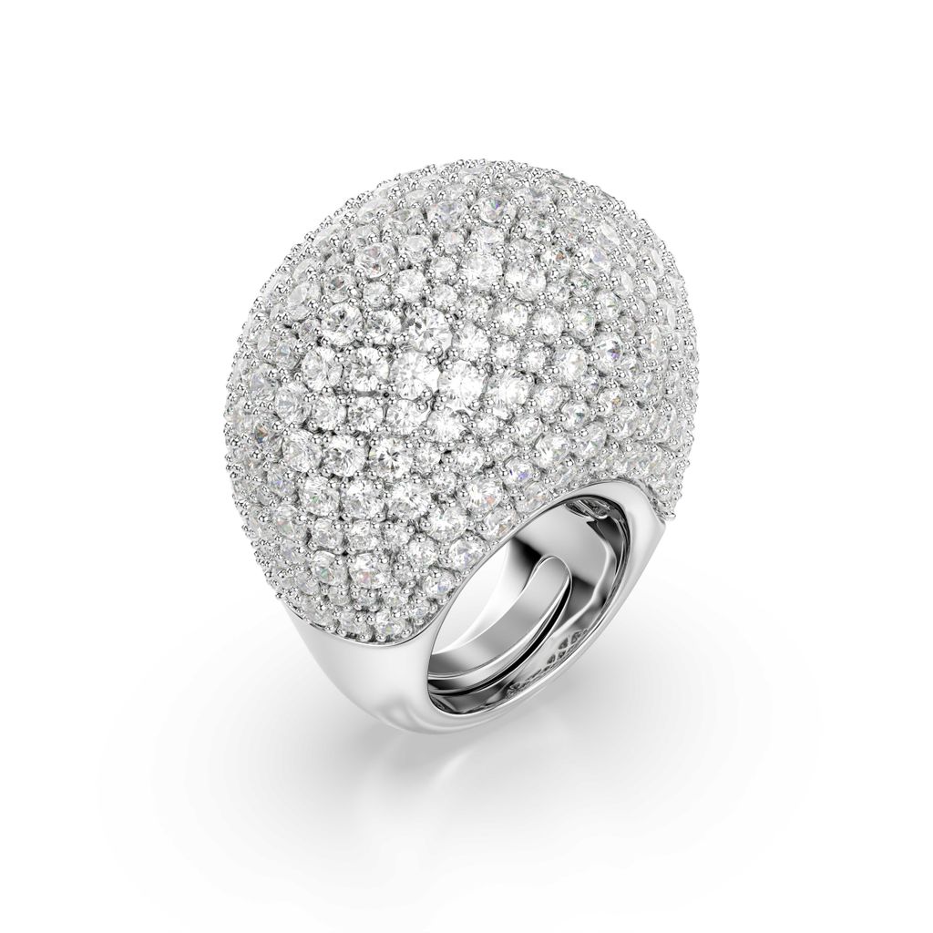 Fashion Week Paris Fall/Winter 2025 look 62 from the Swarovski collection womenswear accessories