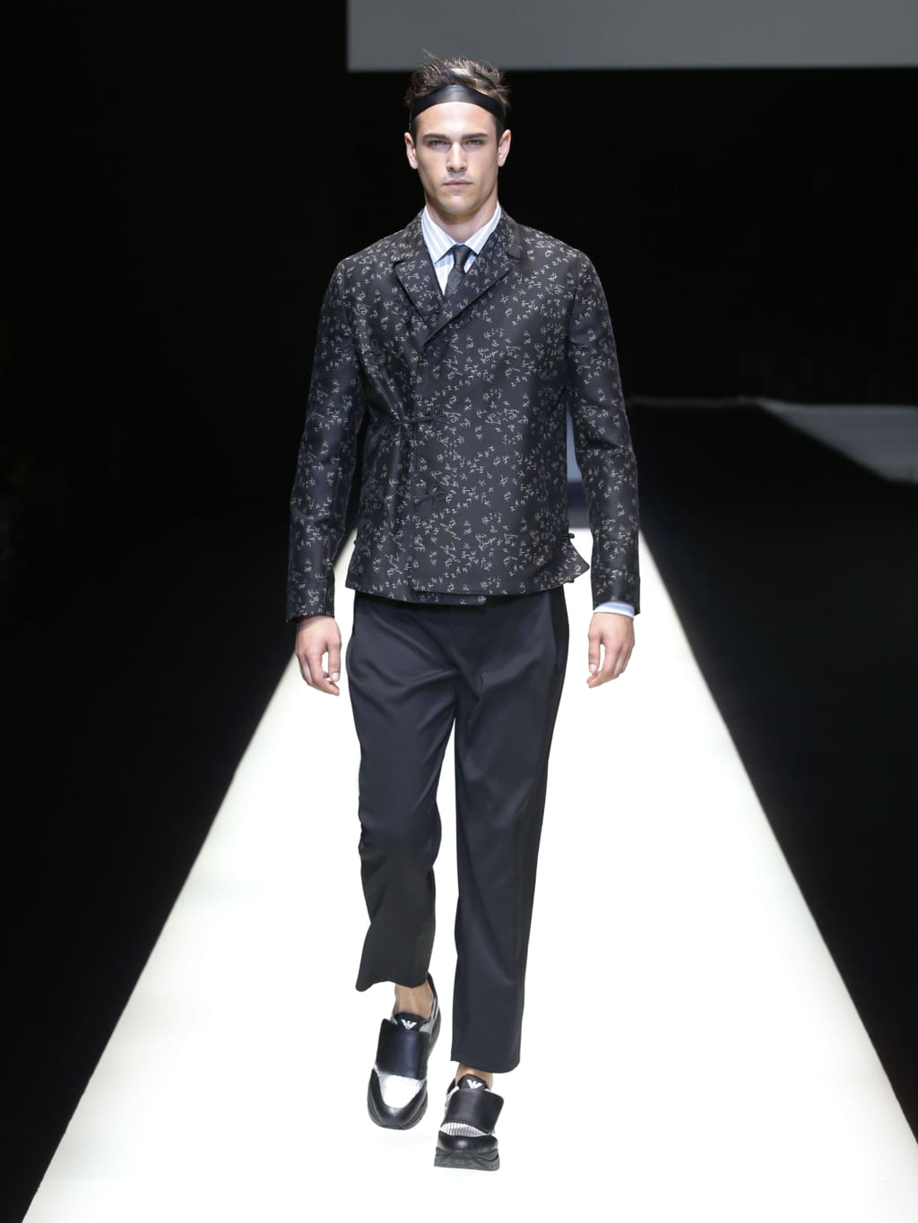 Fashion Week Milan Spring/Summer 2018 look 51 from the Emporio Armani collection menswear