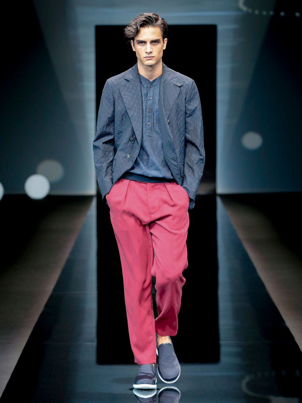 Fashion Week Milan Spring/Summer 2017 look 58 from the Giorgio Armani collection menswear