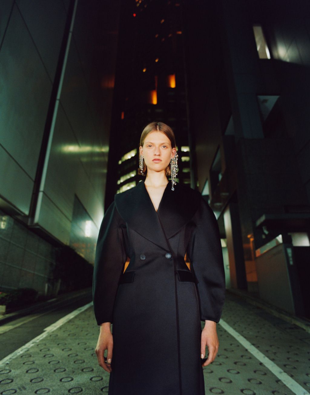 Fashion Week London Resort 2019 look 6 from the Christopher Kane collection womenswear