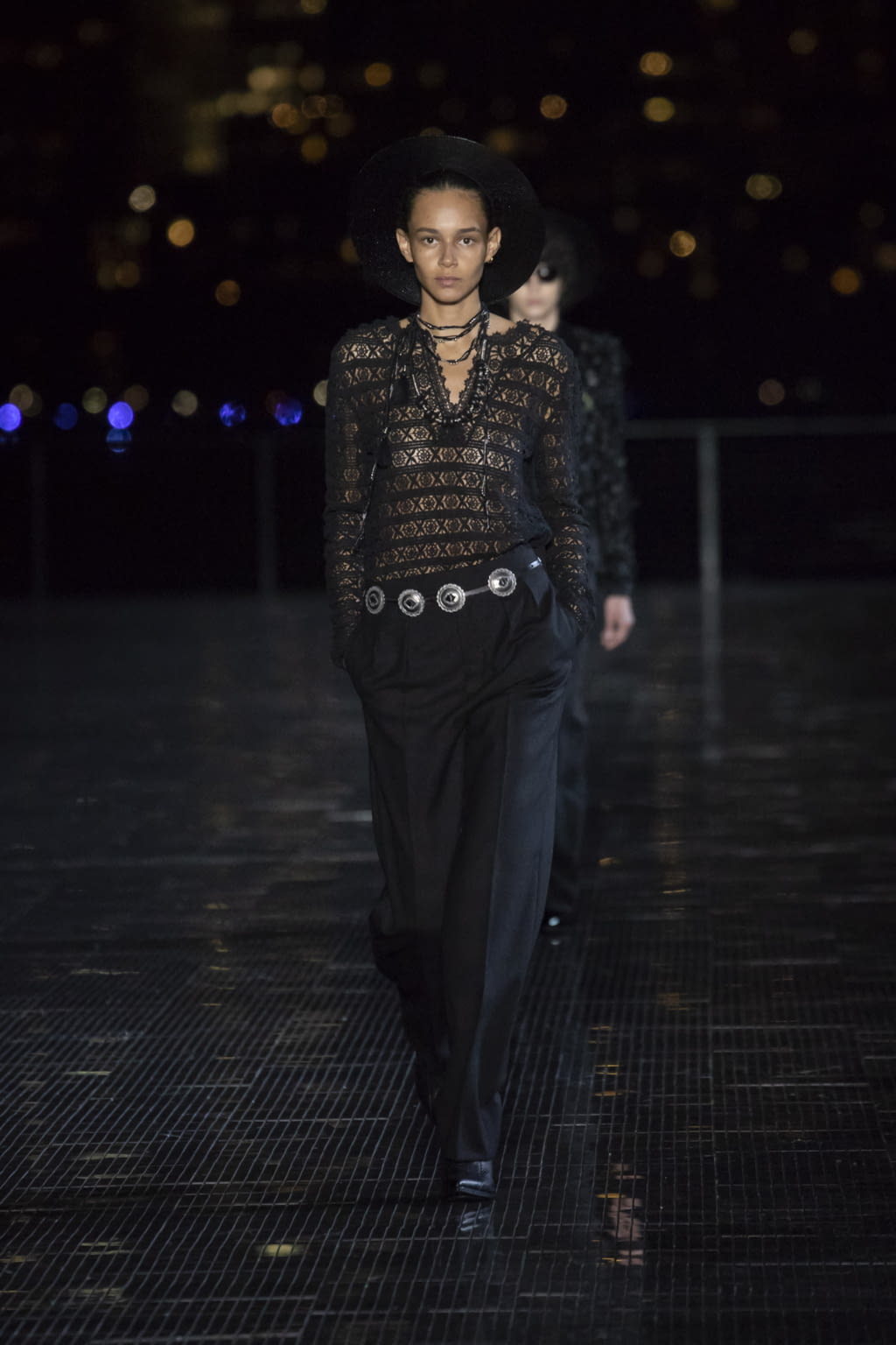 Fashion Week New York Spring/Summer 2019 look 60 from the Saint Laurent collection menswear