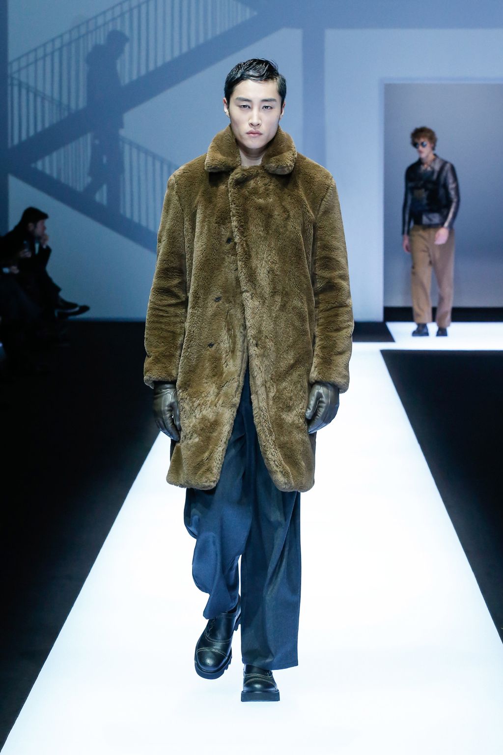 Fashion Week Milan Fall/Winter 2017 look 61 from the Emporio Armani collection 男装