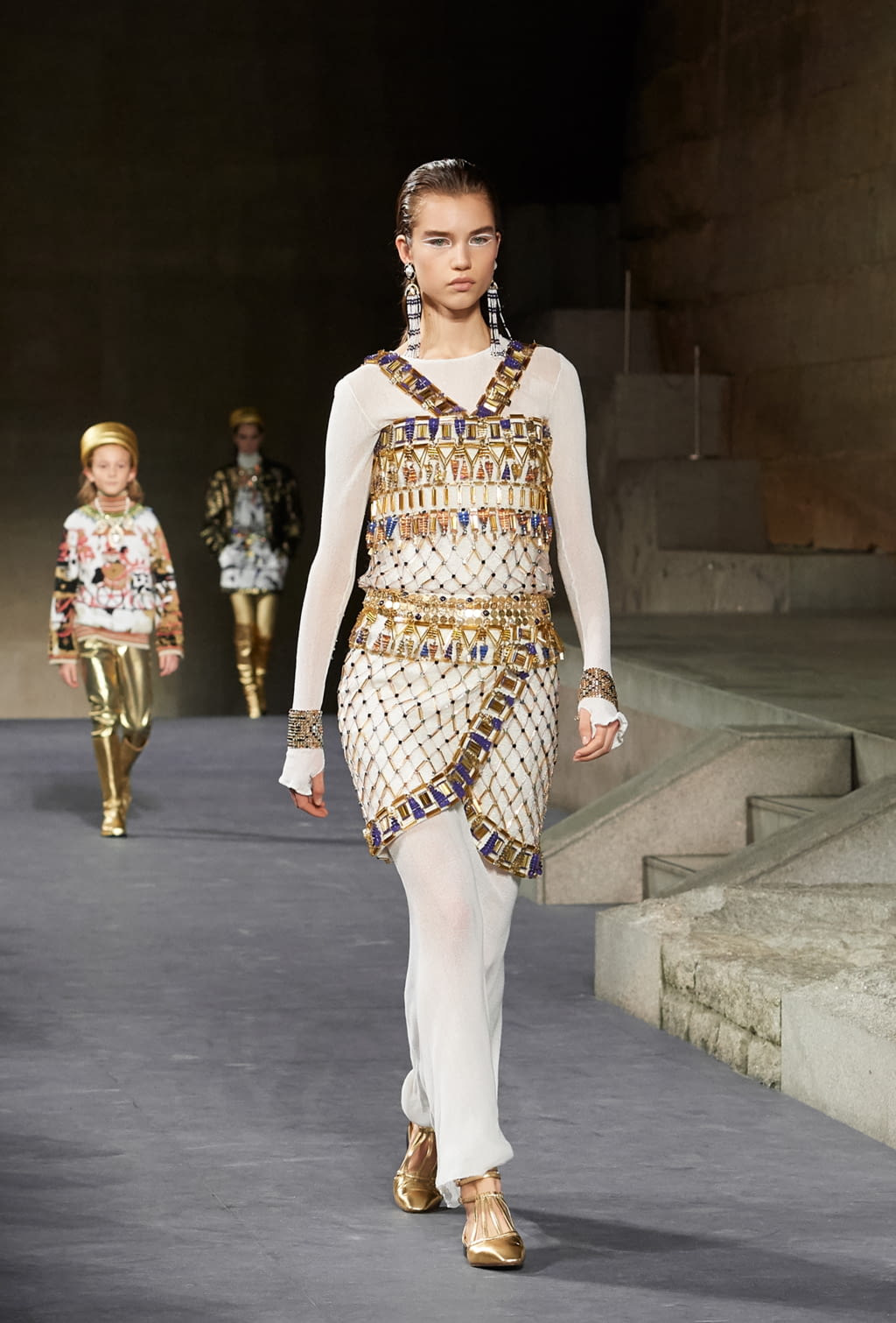 Fashion Week New York Pre-Fall 2019 look 62 from the Chanel collection womenswear